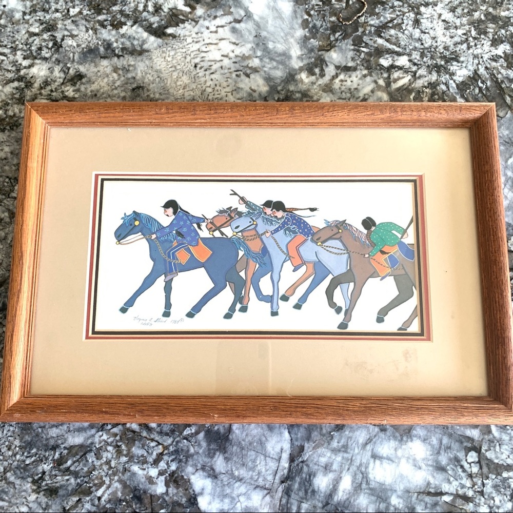 Virginia A. Stroud “Pony Races” Native American